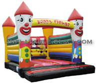T2-1406 Happy Joker Inflatable Trampoline