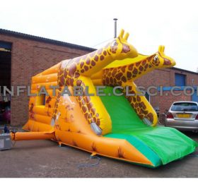 T2-1771 Giraffe Inflatable Trampoline