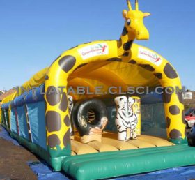 T2-2104 Giraffe Inflatable Trampoline