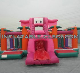 T2-2132 Động vật Trampoline Inflatable