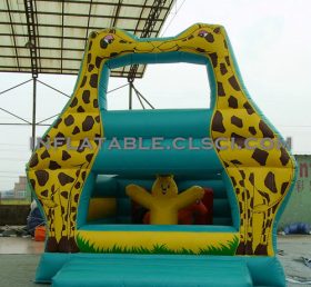 T2-2484 Giraffe Inflatable Trampoline