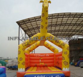 T2-2553 Giraffe Inflatable Trampoline