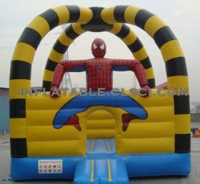 T2-2564 Spiderman siêu anh hùng Trampoline bơm hơi