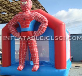 T2-2742 Spiderman siêu anh hùng Trampoline bơm hơi