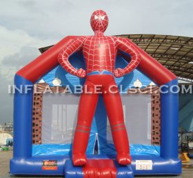 T2-2813 Spiderman siêu anh hùng Trampoline bơm hơi