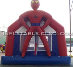 T2-2814 Spiderman siêu anh hùng Trampoline bơm hơi