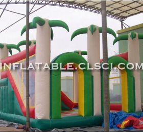 T2-2799 Jungle Theme Inflatable Trampoline