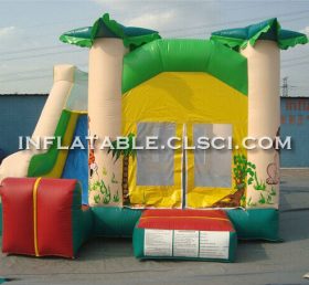 T2-2912 Jungle Theme Inflatable Trampoline