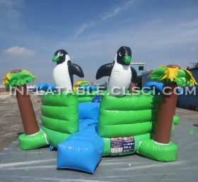 T2-2924 Jungle Theme Inflatable Trampoline