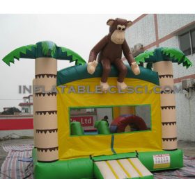 T2-3105 Jungle Theme Inflatable Trampoline
