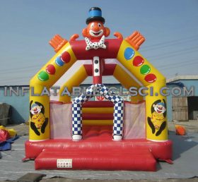 T2-3110 Happy Joker Inflatable Trampoline