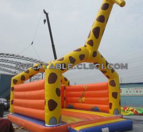 T2-446 Giraffe Inflatable Trampoline