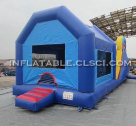 T2-518 Inflatable Hopper Bounce Nhà Nhảy Khóa học trở ngại