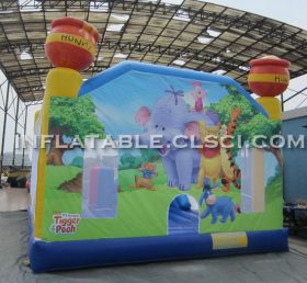T2-560 Disney Bear Pooh Inflatable Trampoline