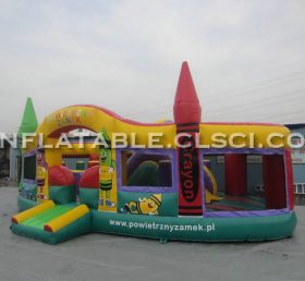 T2-903 Crayon Inflatable Trampoline