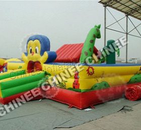T63 Động vật Inflatable Bounce House Combo