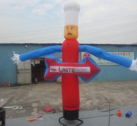 D2-6 Inflatable đầu bếp vũ công không khí