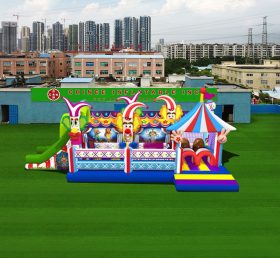 T6-455 Happy Joker Giant Inflatable Sân chơi cho trẻ em Trò chơi mặt đất