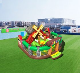 T6-495 Trang trại khổng lồ inflatable trẻ em sân chơi mặt đất trò chơi