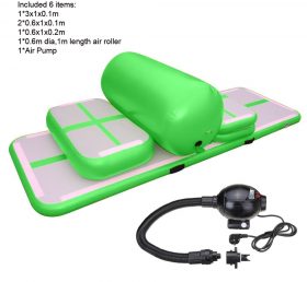 AT1-012 Bộ 6 miếng Trang chủ Phiên bản Thể dục dụng cụ Inflatable Mat Dwf Inflatable Thể dục dụng cụ Air Cushion Tumbling Track Mat Bộ dụng cụ đào tạo