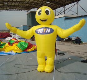 Cartoon2-105 Ngoài trời Inflatable màu vàng Inflatable Nhân vật