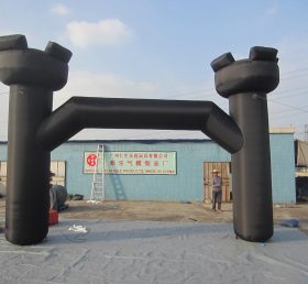 Arch2-020 Quảng cáo đen Arch Inflatable