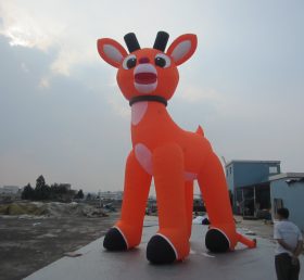 C1-180 Đồ chơi Giáng sinh Inflatable Orange Deer
