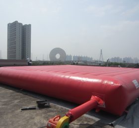 T2-3227 Red Inflatable Air Cushion Trò chơi thể thao bơm hơi