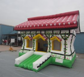 T2-3093 Nhà hình dạng inflatable bounce bữa tiệc cho trẻ em