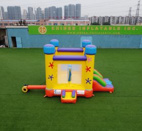 T5-004 Trẻ em Inflatable Castle Combo Inflatable thương mại với Slide