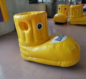 S4-335 Màu vàng inflatable giày hình dạng