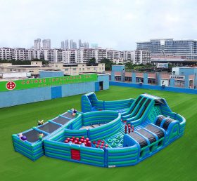 GF2-051 Inflatable Ride Nhảy Bouncy Barrier Inflatable Ride ngoài trời