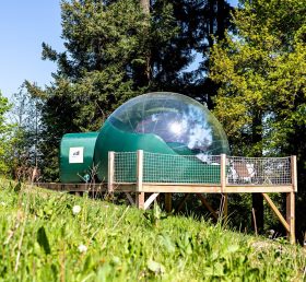 Tent1-5001 Lều bong bóng màu xanh lá cây