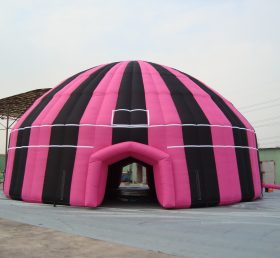 Tent1-370B Đen hồng Inflatable Dome