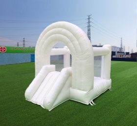 T2-3554 Trắng Wedding Slide Bounce House