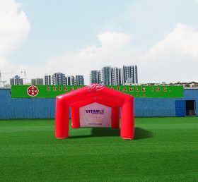 Tent1-4636 Sự kiện màu đỏ Inflatable Kiosk