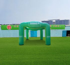 Tent1-4639 Sự kiện màu xanh lá cây Inflatable Kiosk