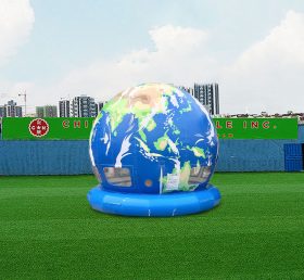 T2-4789 Trái đất mái vòm trampoline