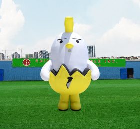 S4-601 Tùy chỉnh quảng cáo trang trí Rooster Inflatable Yellow Bird, Hen Set